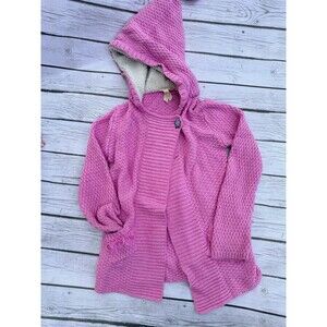 Matilda Jane Hooded Sweater Cardigan Pink Size 6